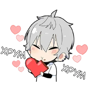 ♥️ emoji Тихий кун - @tg_sticks Telegram sticker 9 of 26
