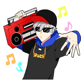 🎶 emoji Тихий кун 3 @nyasticks Telegram sticker 16 of 22