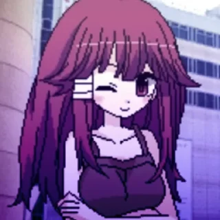 🫐 emoji ૮꒰° ⊹ 𝙔𝙖𝙣𝙙𝙚𝙧𝙚𝙡𝙡𝙖︶ ₊˚ @stiikerssx Telegram sticker 10 of 60