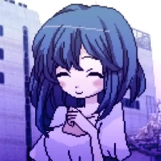 🫐 emoji ૮꒰° ⊹ 𝙔𝙖𝙣𝙙𝙚𝙧𝙚𝙡𝙡𝙖︶ ₊˚ @stiikerssx Telegram sticker 9 of 60