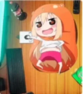 🌟 emoji umaru chan @any_stick Telegram sticker 14 of 50