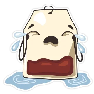 😜 emoji Tea Bag @TVstickers Telegram sticker 22 of 28
