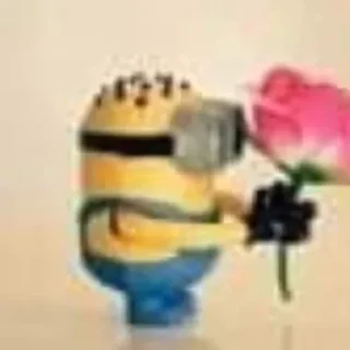 🌷 emoji minions Telegram sticker 16 of 26
