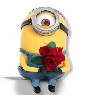 🌹 emoji minions Telegram sticker 17 of 26