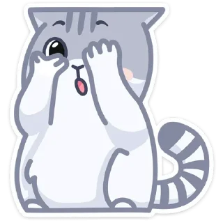 🙈 emoji Серый Персик Telegram sticker 20 of 49