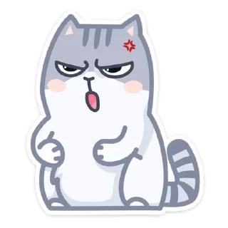 Sticker from серый персик