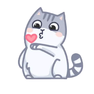 😘 emoji серый персик Telegram sticker 8 of 49