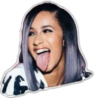 🌟 emoji Cardi B Telegram sticker 10 of 16