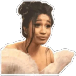 🌟 emoji Cardi B Telegram sticker 8 of 16