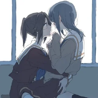 👩‍❤️‍💋‍👩 emoji lesbians Telegram sticker 20 of 120