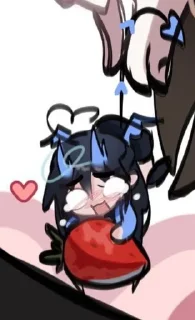 🍓 emoji 💙 Mine грешники 💙 Telegram sticker 19 of 21