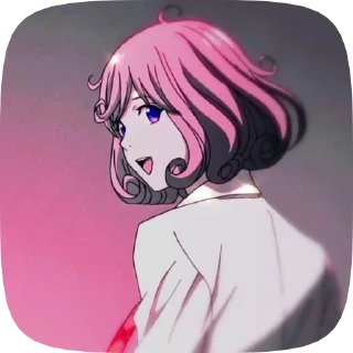 Sticker from Kofuku pink queen