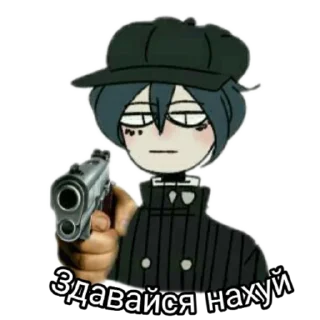 🔫 emoji Ронпа(пак 2) Telegram sticker 6 of 50