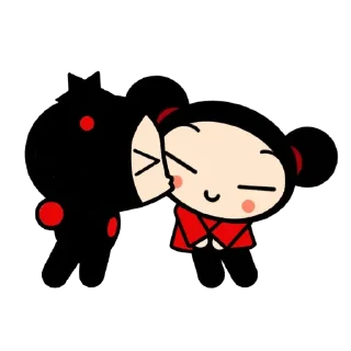 ❤ emoji I luv my bf 🎀( @stickers_by_k ) Telegram sticker 8 of 49