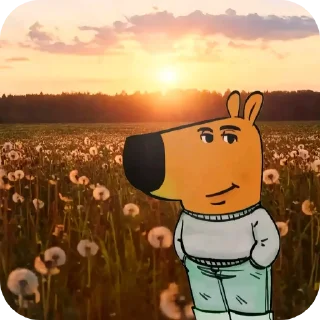 🌌 emoji Чиловый парень Telegram sticker 15 of 22