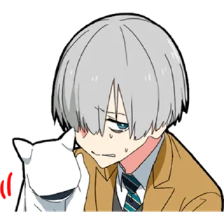 😥 emoji Парень тьмы @nyasticks Telegram sticker 13 of 24