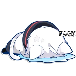 🦦 emoji Мафу-кун @nyasticks Telegram sticker 23 of 41