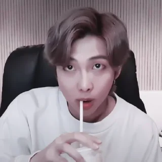 😼 emoji #namjoon meme «😼 by @lumicore_present Telegram sticker 5 of 37