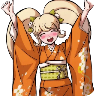 🏵 emoji Хиёко Сайонджи|@DespairFan Telegram sticker 20 of 73