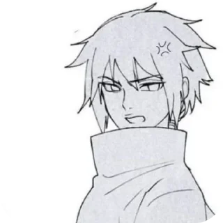 💢 emoji Izuna Uchiha ♪ Telegram sticker 12 of 120