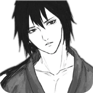 😐 emoji Izuna Uchiha ♪ Telegram sticker 13 of 120