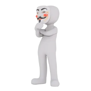 🥷 emoji Смешные человечки by @neofilov Telegram sticker 24 of 24