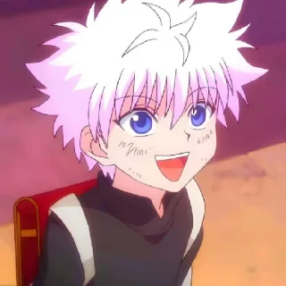 ❤️ emoji Киллуа Золтик Telegram sticker 10 of 60
