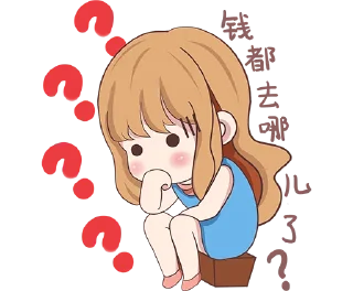 🤔 emoji @hicusnuncus Confused Anime Girls Telegram sticker 3 of 14