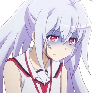 😞 emoji かわいいちゃん Kawai-chan Telegram sticker 7 of 84