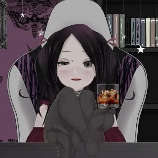 Sticker from jihikara vtuber