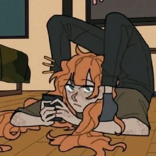 🧡 emoji Эшлин ( @Izuku_Midoriya15_07 ) Telegram sticker 19 of 102