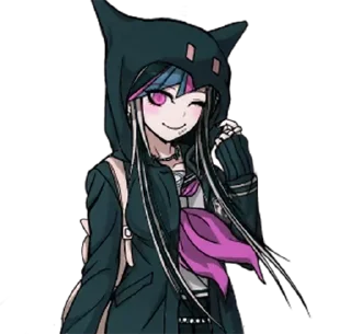 😉 emoji 🎭ibuki mioda🎸 @Asukalsl Telegram sticker 16 of 120