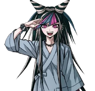 😁 emoji 🎭ibuki mioda🎸 @Asukalsl Telegram sticker 18 of 120