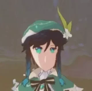 Sticker from Genshin Mirror memes