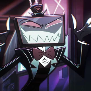 😙 emoji БОЛЬШЕ ⇨ @CLOOBHUB ВОКС ОТЕЛЬ ХАЗБИН HAZBIN HOTEL Telegram sticker 11 of 63