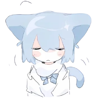 ☁️ emoji ૮Ꮚ .  . Fuyu's @Kenai_1 🤍 Telegram sticker 6 of 24