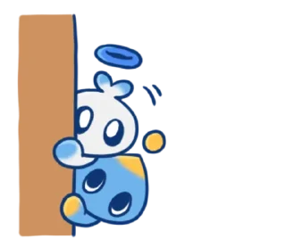 😐 emoji Sonic Cute Emoji Telegram sticker 22 of 40