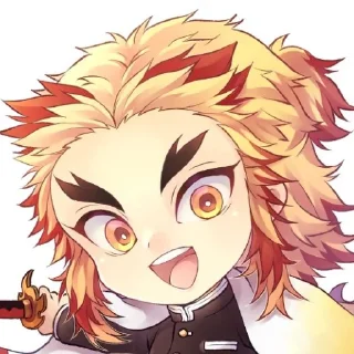 😃 emoji 煉獄 杏寿郎 Telegram sticker 15 of 98