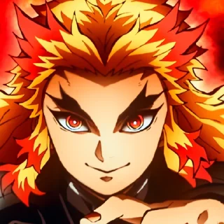 😈 emoji 煉獄 杏寿郎 Telegram sticker 18 of 98
