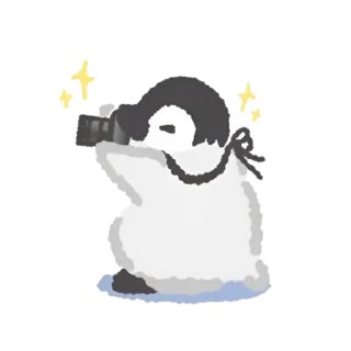 🍧 emoji ’  peeeuin ๓ @evaniwu   ♡     ˒ Telegram sticker 8 of 28