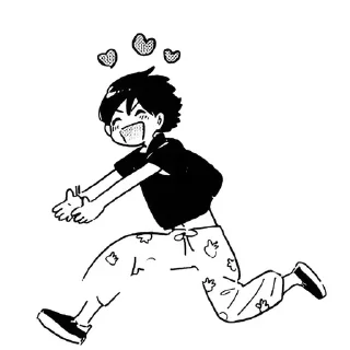🍮 emoji ’  mio : manga ๓ @evaniwu   ♡     ˒ Telegram sticker 13 of 35