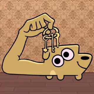 🔑 emoji Шурик и шарик, но это 2 серия Telegram sticker 8 of 50