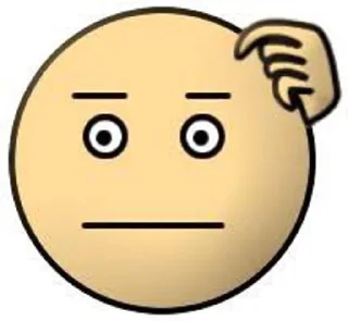 🤨 emoji Дурачек Telegram sticker 5 of 23