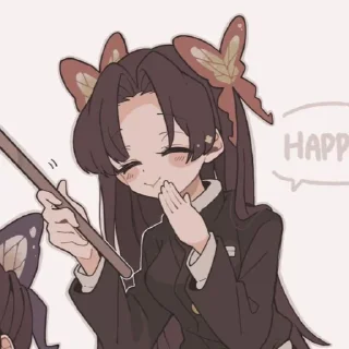 🦋 emoji Канаэ Кочо Telegram sticker 14 of 33