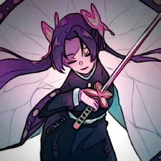 🦋 emoji Канаэ Кочо Telegram sticker 17 of 33