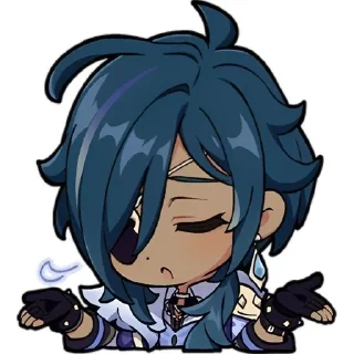 🌟 emoji Кэйа от огузка🐴 Telegram sticker 8 of 38