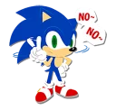 ☝ emoji Sonic The Hedgehog LINE Stickers Telegram sticker 6 of 40