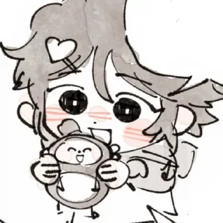 💌 emoji xiaoven bw ×11 | @yeetoldyxiaoven Telegram sticker 22 of 120