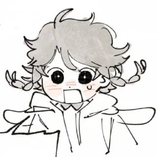 💌 emoji xiaoven bw ×11 | @yeetoldyxiaoven Telegram sticker 11 of 120