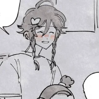 💌 emoji xiaoven bw ×9 | @yeetoldyxiaoven Telegram sticker 10 of 100